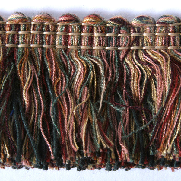 Sunbrella - Carter Cranberry Fringe fabric image